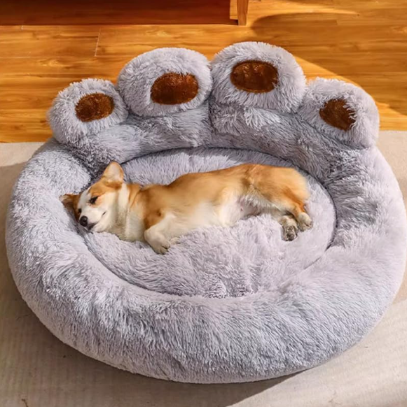 Canapé pour chien Moelleux – Un cocon de douceur et de confort, gris