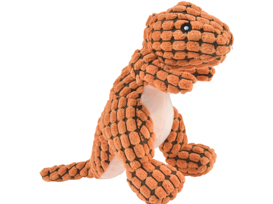 Peluche pour chien Dinosaure – Un compagnon de jeu robuste et amusant, moelleux