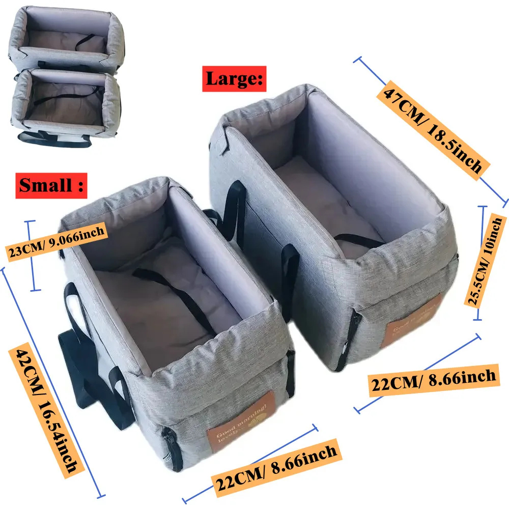 Siège Auto pour Chien - Sécurité et Confort en Voiture, dimensions