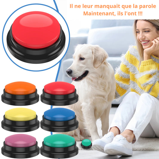 Boutons de Dressage Chien Enregistrables