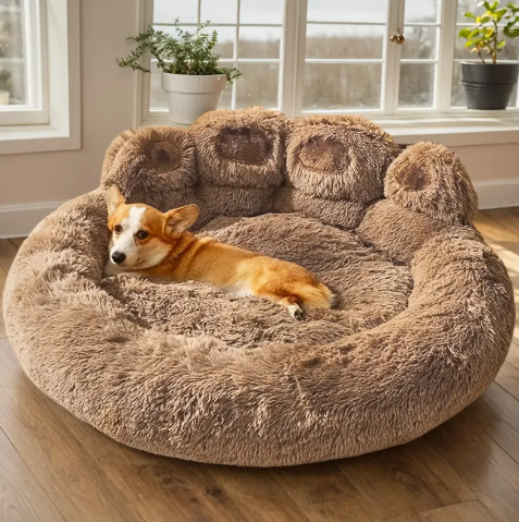 Canapé pour chien Moelleux – Un cocon de douceur et de confort, marron