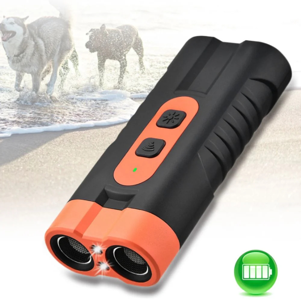 Répulsif Anti-Aboiement Ultrasonique Rechargeable - Dressage Chien Efficace