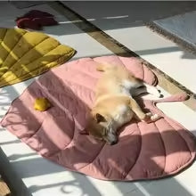 Matelas Doux en Forme de Feuille – Le Confort Durable pour Chiens, Chats, Enfants et Plus Encore